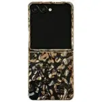 Samsung Galaxy Z Flip - Royal Gold Glossy Luxury Cover ✨