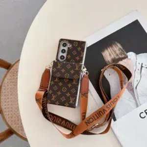 Luxury Louis Vuitton Crossbody Case for Samsung Z Flip – 2 Styles