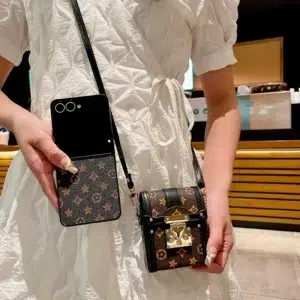 Louis Vuitton Monogram Mini Crossbody Bag + Matching Z Flip Case