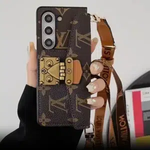 Louis Vuitton- Lock Case with Strap for Samsung Z Fold Series